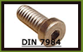 DIN 7984 - inbus s nízkou hlavou 7984